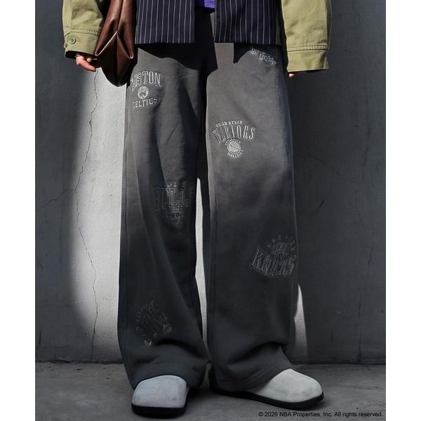 ZOZO問い合わせ番号:103314277ショップ:antiqua，アンティカブランド:antiqua，アンティカ商品名:NBA公式 刺繍ロゴ スウェットパンツカテゴリ:パンツ>スウェットパンツブランド品番:YZ-00113素材:本体...