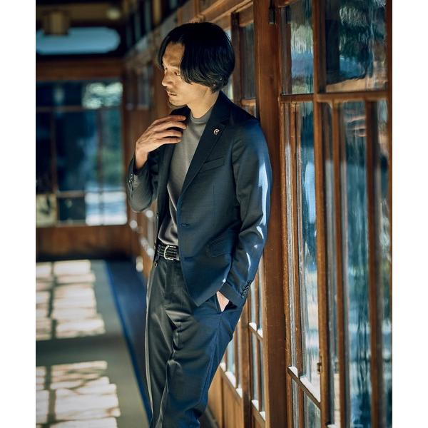 ジャケット テーラードジャケット 「COLE HAAN/コール ハーン」別注 サマーサイロフィルウールピンチェックジャケット「通気性」 メンズ