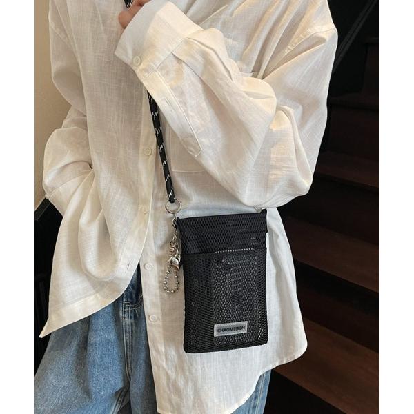 バッグインバッグ スマホショルダー ポーチ メッシュ スマホショルダーバッグ 　ショルダーポーチ スマホショルダー　ポシェット　バッグインバッグ