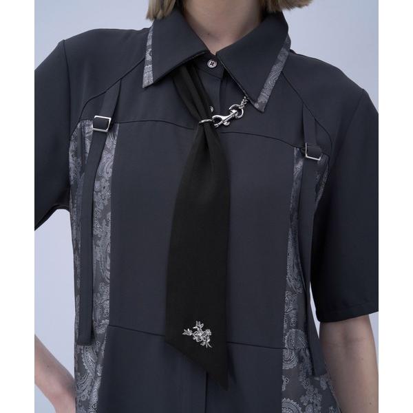 ZOZO問い合わせ番号:103393983ショップ:HARE，ハレブランド:HARE，ハレ商品名:シシュウスカーフネクタイネックレス(HARE)カテゴリ:フォーマルスーツ/小物>ネクタイブランド品番:645370素材:本体:ポリエステ...