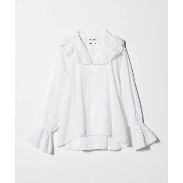 ZOZO問い合わせ番号:103434950ショップ:CITEN，シテンブランド:CITEN，シテン商品名:＜CITEN＞レースフリルブラウスカテゴリ:トップス>シャツ/ブラウスブランド品番:42116000010素材:本体：コットン1...