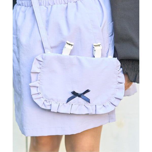 ZOZO問い合わせ番号:103470165ショップ:petit main，プティマインブランド:Lycee mine，リセマイン，petit main，プティマイン商品名:【スクール対応】【撥水・防汚・耐久・UV】リボン付きフリル移動ポケッ...