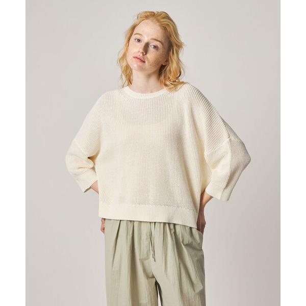 ニット セーター 「Steven Alan」コットン リブ プルオーバー ニット レディース