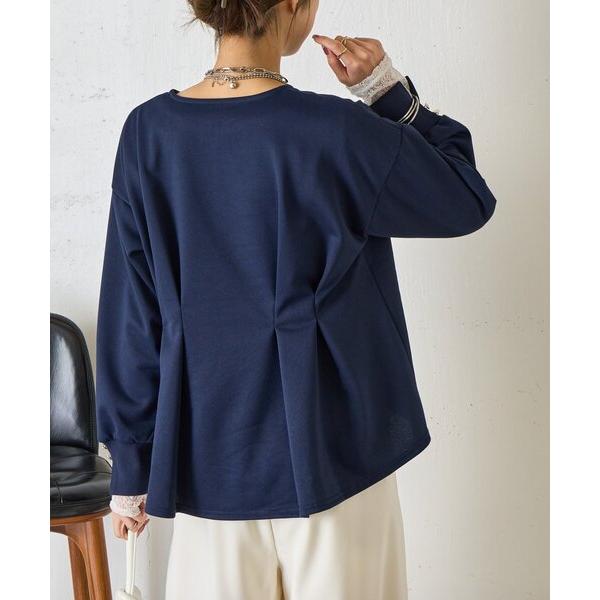 tシャツ バックタックプルオーバー レディース