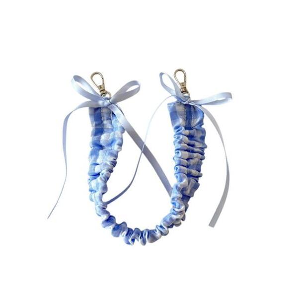 ZOZO問い合わせ番号:103544709ショップ:WEGO，ウィゴーブランド:WEGO，ウィゴー商品名:WEGO/チェックリボンくしゅくしゅハンドストラップカテゴリ:PC・スマホグッズ/家電>スマホグッズブランド品番:LG26SS0...