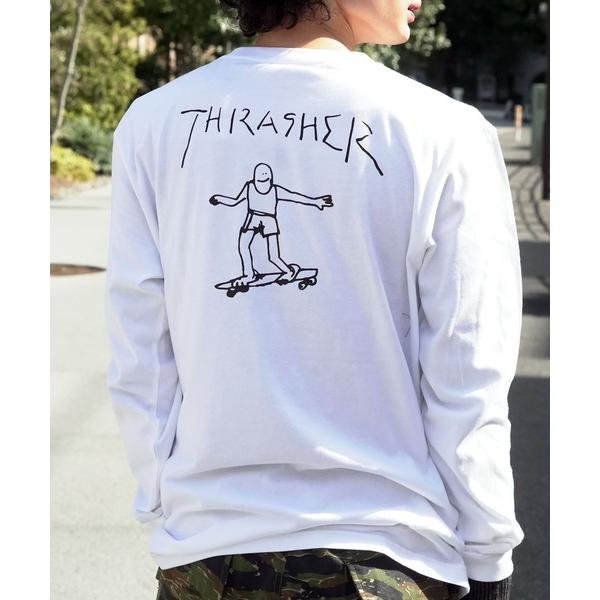 tシャツ GONZ ART L/S T-SHIRTS/THRASHER スラッシャー アートロンT 長袖Tシャツ スケート メンズ レディース