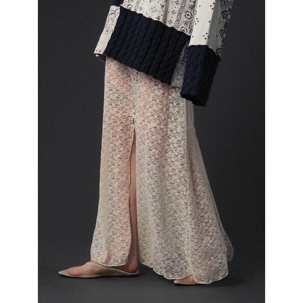 ロング スカート BtoF LACE SQUID SKIRT
