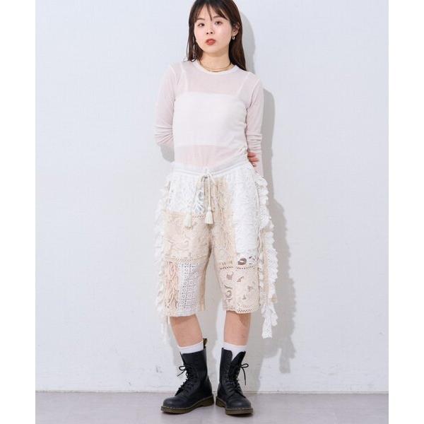 パンツ 「etsinta/エシンタ」レースパッチワークショーツINDIA レディース