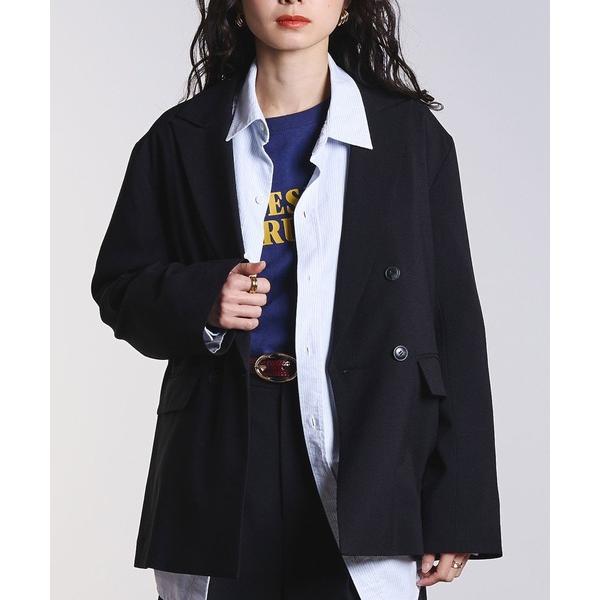 ジャケット テーラードジャケット 卒業式 卒園式 DOUBLE TAILORED JACKET レディース