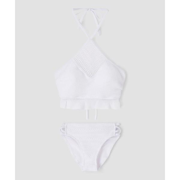 水着 ニットクロシェットフリルダイヤブラビキニ「Beach Queen（ビーチクイーン）」 レディース