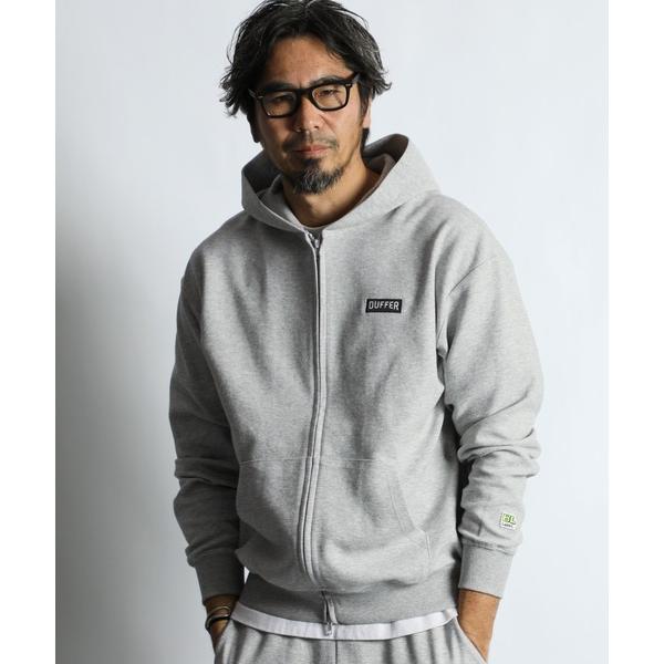 パーカー 「BLACK LABEL」MINI PILE ZIP HOODIE：セットアップ対応 ミニパイル ジップ フーディ メンズ