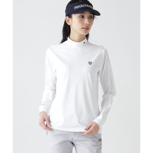 ZOZO問い合わせ番号:103664907ショップ:the HOUSE，ザハウスブランド:PEARLY GATES，パーリーゲイツ商品名:【PEARLY GATES】ポリエステルベア天竺長袖ハイネックカットソーカテゴリ:トップス>Tシ...