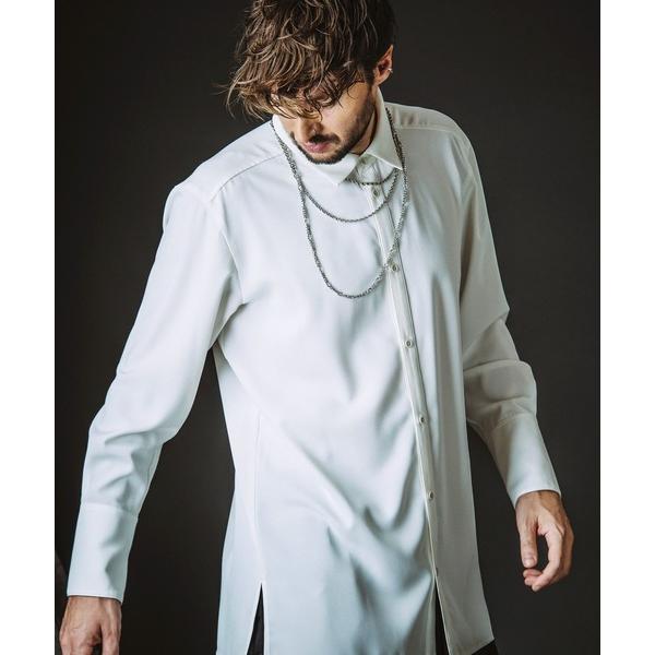 シャツ 「NO ID.」Long Shirt / ロング シャツ メンズ