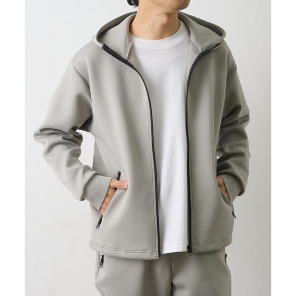 パーカー 4WAYストレッチポンチジップパーカー メンズ