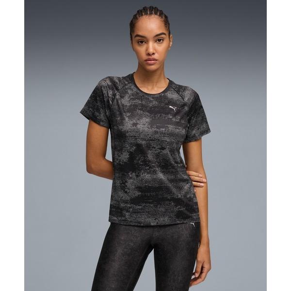 tシャツ PUMA プーマ ウィメンズ ランニング ヴェロシティ AOP 半袖 Tシャツ W Run Veloci レディース