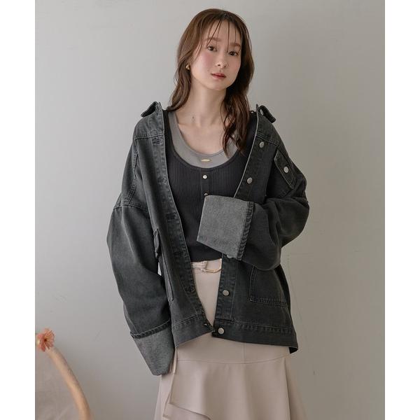 デニムジャケット gジャン denim over jacket / デニムオーバージャケット レディース