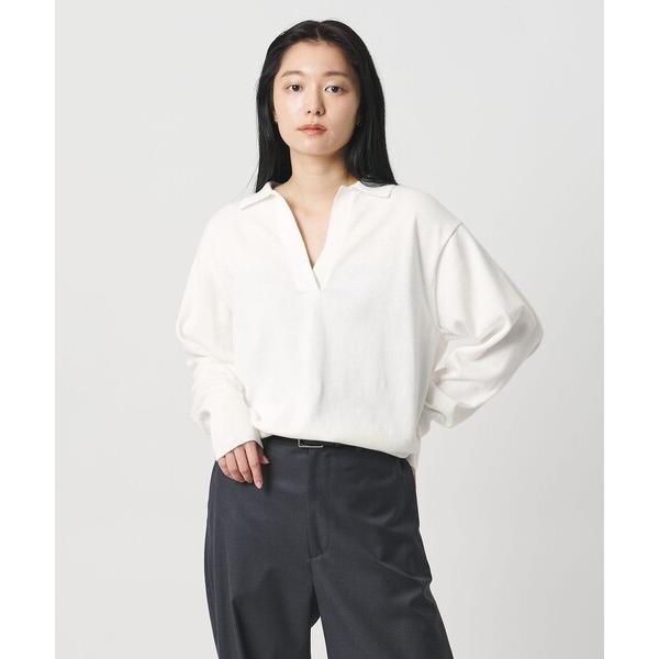 ニット セーター 「MARW UNITED ARROWS」スキッパー ロングスリーブ ニット レディース