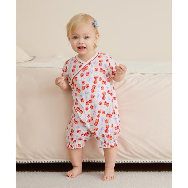 ※このアイテムは返品・交換対象外商品です。ZOZO問い合わせ番号:103857118ショップ:Combi mini，コンビミニブランド:combimini，コンビミニ商品名:ベビさらオール（さくらんぼ・小花）カテゴリ:ママ＆ベビー>ベ...