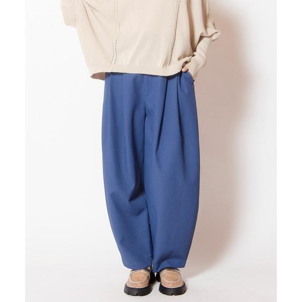 パンツ タックカーブパンツ レディース