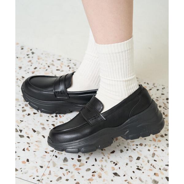 スニーカー 限定展開　ローファー 厚底 スニーカー「36〜38サイズ展開」 レディース