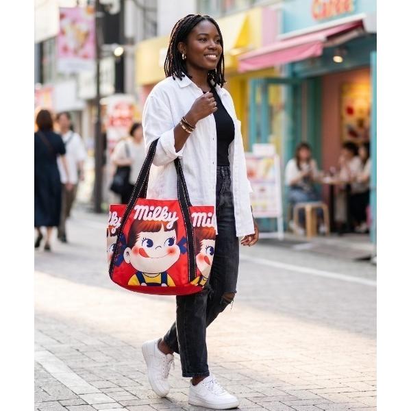 トートバッグ ぺこちゃん 不二家 バルーントート2 レディース メンズ