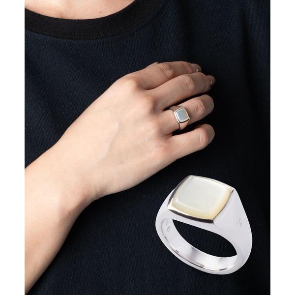 指輪 リング TOM WOOD Kay Ring White MOP トムウッド ケイ シルバー マザーオブパール リング レディース メンズ