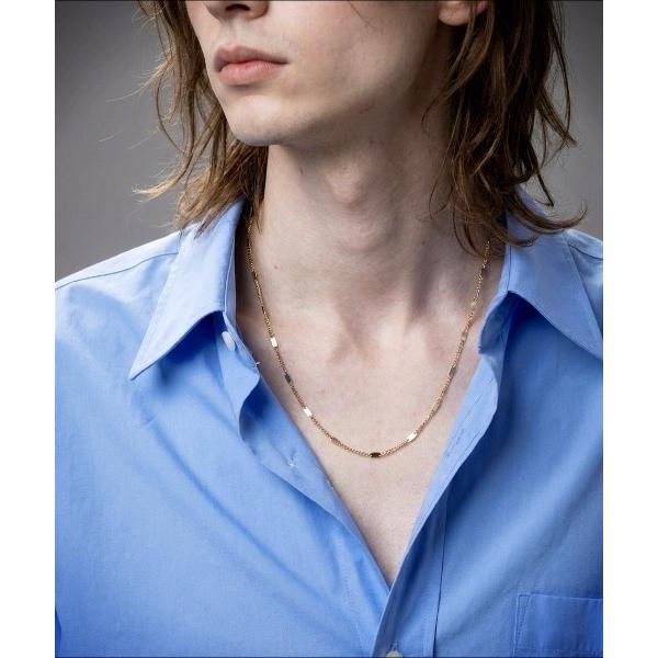 アレルギー対応 ネックレス 「even stainless jewelry（イーブンステイン）」エンボスパターン チェーンネックレス eve-neck-24-3 レディース