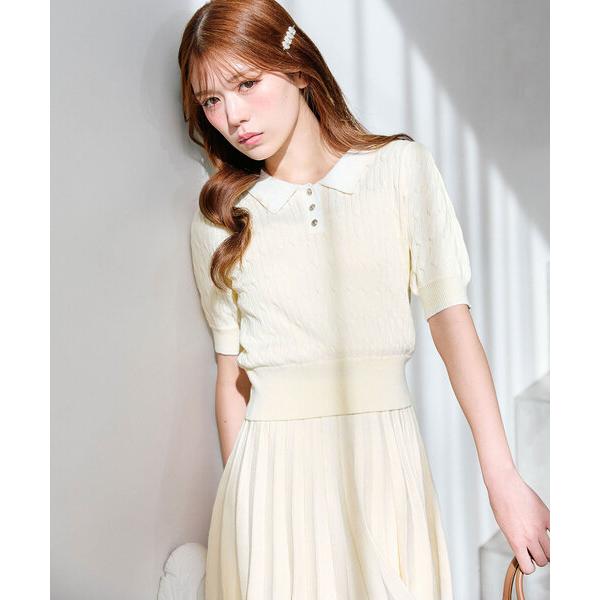 「OLIVE des OLIVE」 セットアップ FREE イエロー レディース