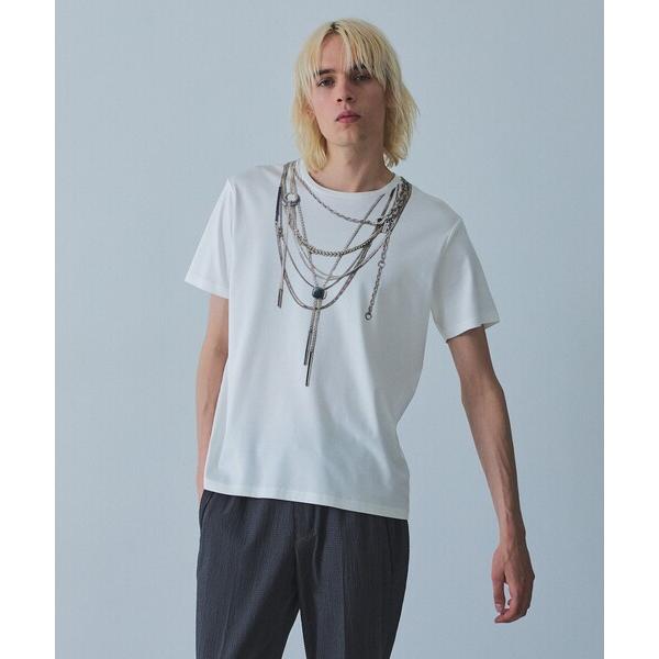 tシャツ 「YArKA×5351」ネックレス プリント 半袖 Tシャツ メンズ レディース
