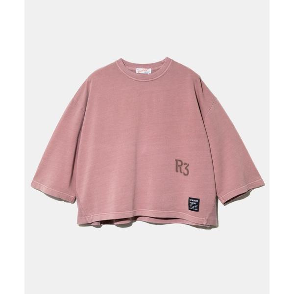 tシャツ GENTIL/ジャンティー　切替クロップド袖 BIG PO レディース