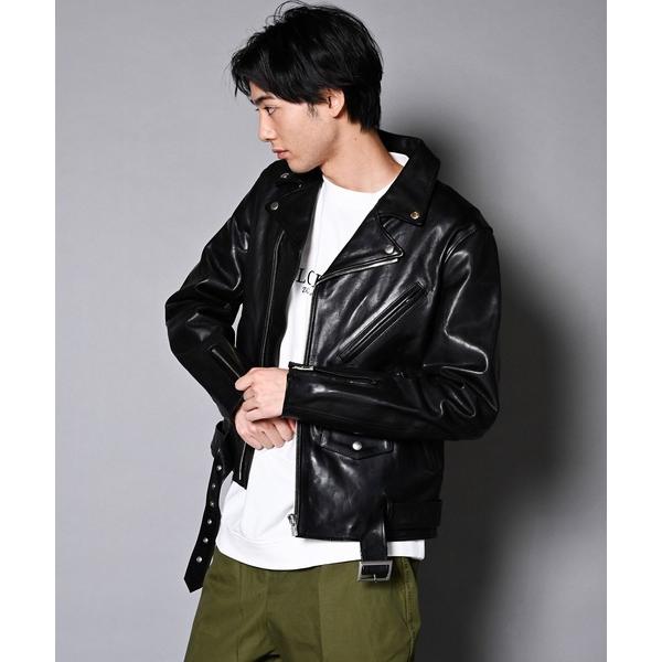 「JACKROSE」 レザーブルゾン M ブラック メンズ