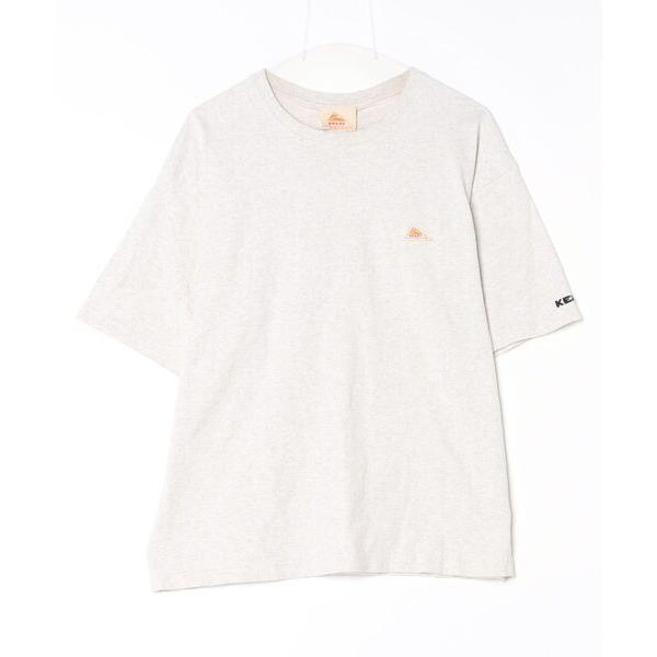「KELTY」 ワンポイント半袖Tシャツ L グレー メンズ