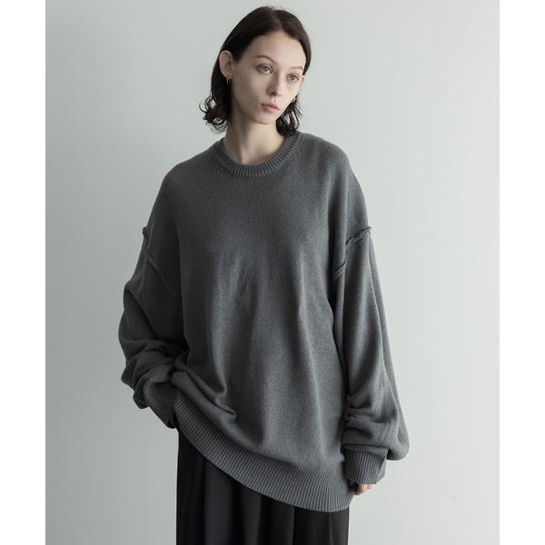 「remer」 長袖ニット MEDIUM グレー メンズ