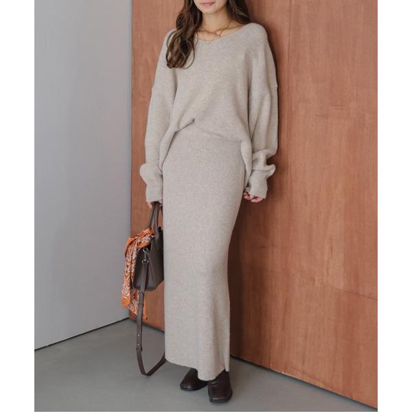 「AMELY」 セットアップ フリー ベージュ レディース