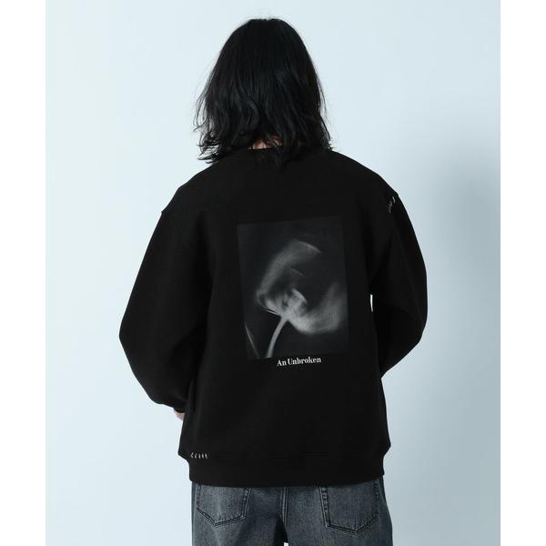トレーナー スウェット Flower Photo Hand Stitch Tech Sweat/フラワーフォトハンドステッチテックスウェット メンズ