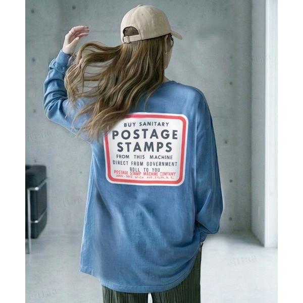 tシャツ POSTAGEヴィンテージプリント長袖Tシャツ レディース メンズ