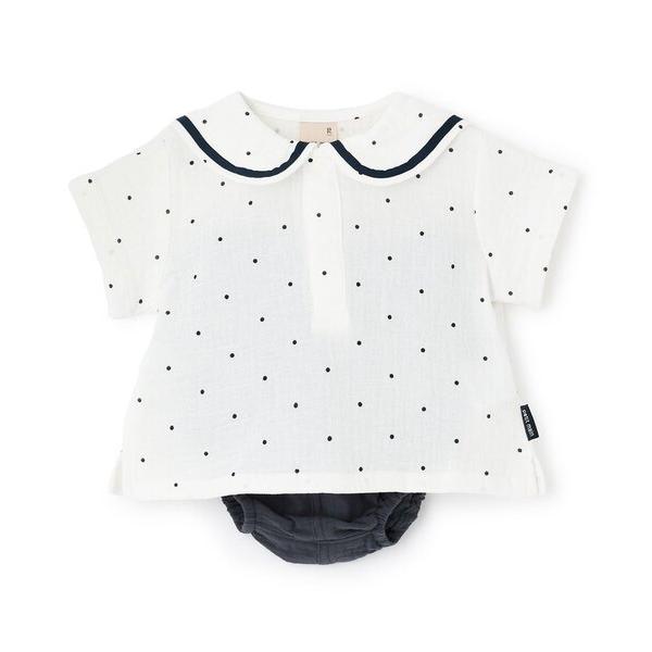 ※このアイテムは返品・交換対象外商品です。ZOZO問い合わせ番号:104173254ショップ:petit main，プティマインブランド:petit main，プティマイン商品名:ガーゼセーラーセットアップカテゴリ:ママ＆ベビー>その...