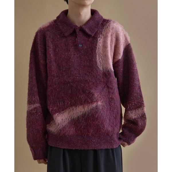 「epnok」 長袖ニット SMALL レッド メンズ