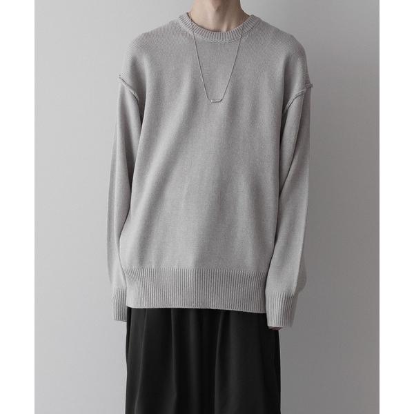 「remer」 長袖ニット LARGE グレー メンズ