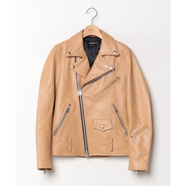 「JACKROSE」 レザーブルゾン S キャメル メンズ