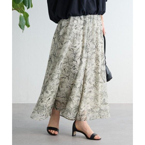 パンツ 更紗柄サルエルワイドパンツ レディース
