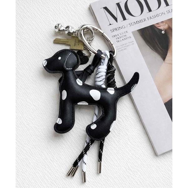 チャーム 「 NOLITA / ノリータ 」ドッグモチーフ バッグチャーム／キーホルダー｜PUレザー×ロープコード｜全3色 レディース メンズ