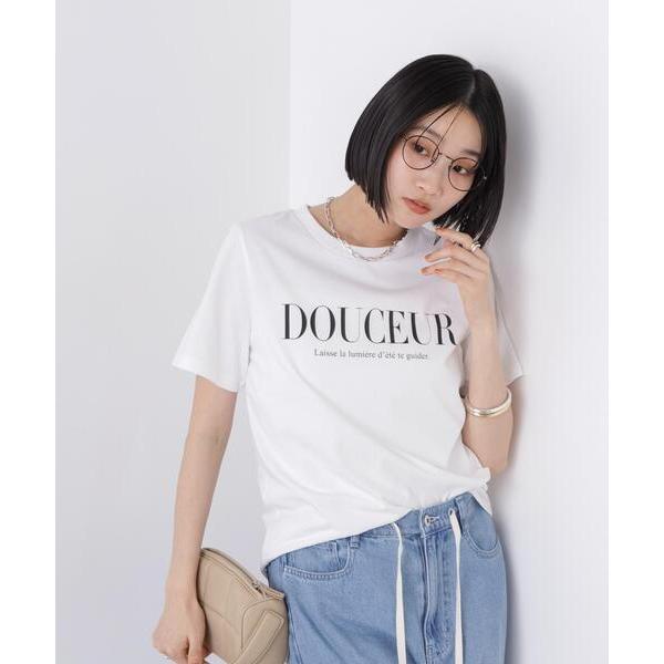 tシャツ 接触冷感＆紫外線防止機能 ロゴプリントTシャツ レディース