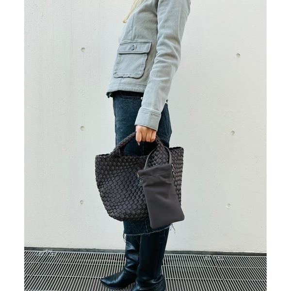トートバッグ HERB/Intrecciato Tote Bag with 2Way Pouch/ツーウェイポーチ付きトートバッグ レディース メンズ