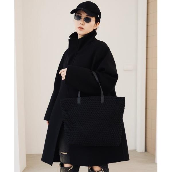 トートバッグ 大きめ HERB/Intrecciato Big Tote Bag with Leather Trim/レザーコンビイントレチャートビッグトートバッグ メンズ レディース