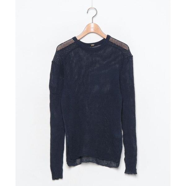 「MUSE de Deuxieme classe」 長袖ニット - ネイビー レディース