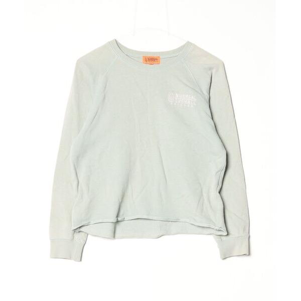 「UNIVERSAL OVERALL」 スウェットカットソー「green label relaxingコラボ」 M グリーン レディース