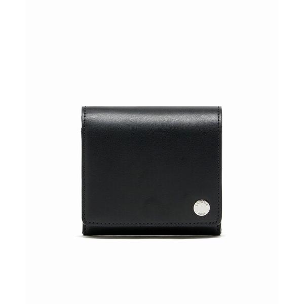 財布 シルバーブローチ2つ折りレザーミニウォレット レディース メンズ