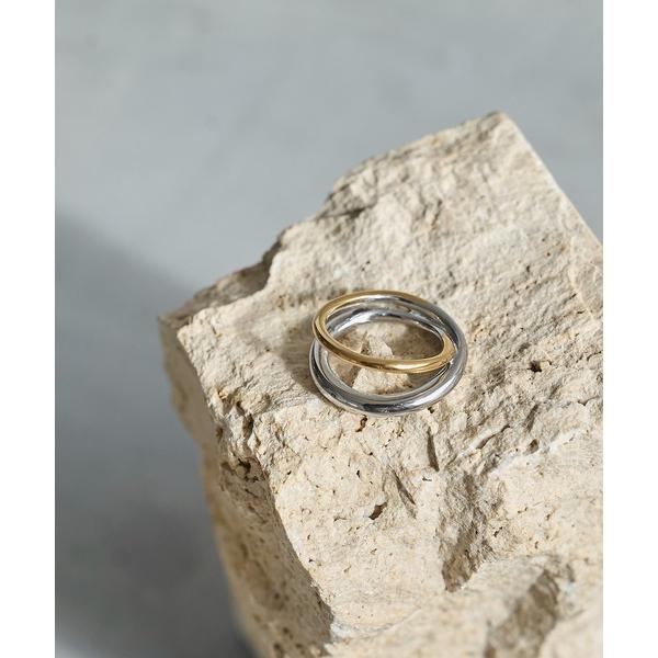 アレルギー対応 指輪 リング 「金属アレルギー対応/ステンレス」 double ring レディース