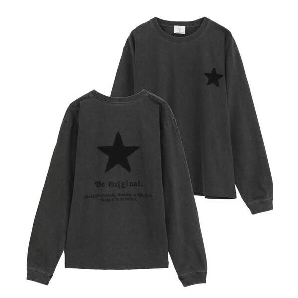 tシャツ STAR PATCH LETTERING LONGSLEEVE TEE レディース メンズ